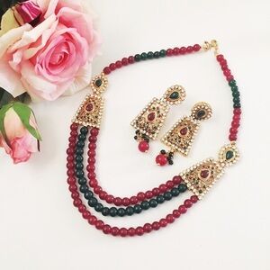 Indian Bollywood Style gold toned costume jewelry